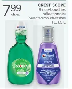Proxim CREST, SCOPE Selected mouthwashes offer