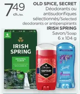 Proxim OLD SPICE, SECRET, IRISH SPRING offer