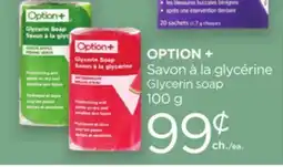 Proxim OPTION+ Glycerin soap offer