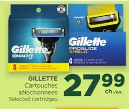Proxim GILLETTE Selected cartridges offer