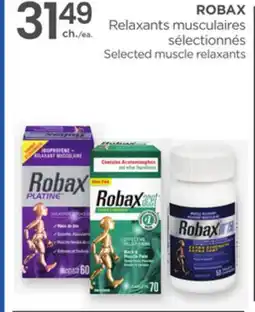 Proxim ROBAX Selected muscle relaxants offer