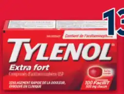 Familiprix TYLENOL Acetaminophen, 500 mg, 100 tablets or, 325 mg, 120 tablets offer
