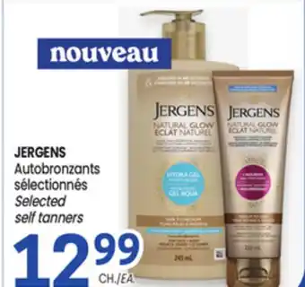 Uniprix JERGENS Autobronzants sélectionnés/Selected self tanners offer