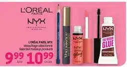 Uniprix L'ORÉAL PARIS, NYX Maquillage sélectionné/Selected makeup products offer