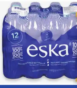 Uniprix ESKA Eau de source naturelle/Natural spring water offer
