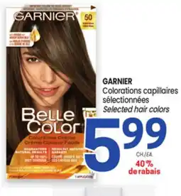 Uniprix GARNIER Colorations capillaires sélectionnées/Selected hair colors offer