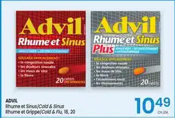 Uniprix ADVIL Rhume et Sinus/Cold & Sinus, Rhume et Grippe/Cold & Flu offer
