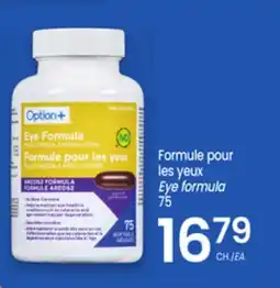 Uniprix OPTION+ Formule pour les yeux / Eye formula offer