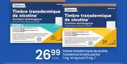 Uniprix OPTION+ Timbres transdermiques de nicotine/Transdermal nicotine patches offer