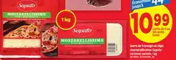 Maxi BARRE DE FROMAGE OU RÂPÉ MOZZARELLISSIMA SAPUTO offer