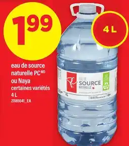 Maxi EAU DE SOURCE NATURELLE OU NAYA offer