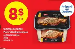 Maxi TARTINADE DE SALADE PLAISIRS GASTRONOMIQUES offer