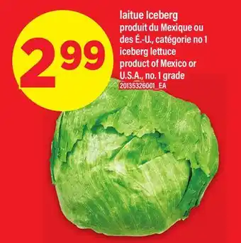 Maxi LAITUE ICEBERG | ICEBERG LETTUCE offer