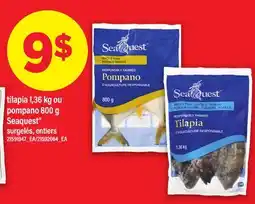 Maxi TILAPIA 1,36 KG OU POMPANO 800 G SEAQUEST offer