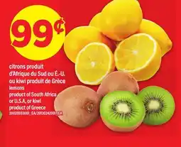 Maxi CITRONS PRODUIT OU KIWI | LEMONS OR KIWI offer