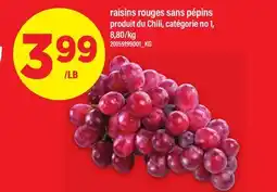 Maxi RAISINS ROUGES SANS PÉPINS offer