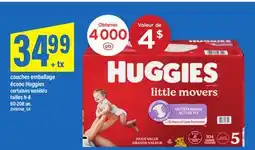 Maxi COUCHES EMBALLAGE ÉCONO HUGGIES, 60-208 U offer