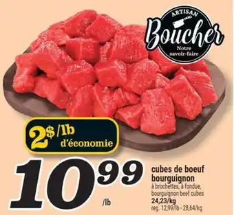 Marché Richelieu CUBES DE BOEUF BOURGUIGNON | BOURGUIGNON BEEF CUBES offer