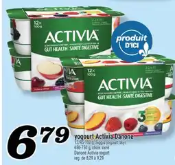 Marché Richelieu YOGOURT ACTIVIA DANONE | DANONE ACTIVIA YOGURT offer