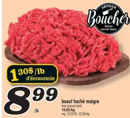 Marché Richelieu Boeuf haché maigre | Lean ground beef offer