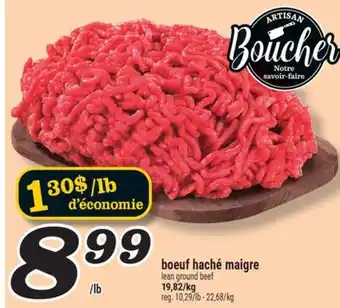 Marché Richelieu Boeuf haché maigre | Lean ground beef offer