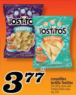 Marché Richelieu CROUSTILLES TORTILLA TOSTITOS | TOSTITOS TORTILLA CHIPS offer