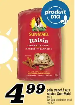 Marché Richelieu pain tranché aux raisins Sun‑Maid | Sun-Maid sliced raisin bread offer