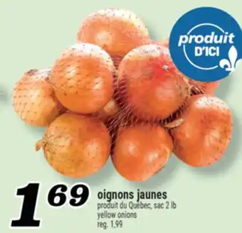 Marché Richelieu Oignons jaunes | Yellow onions offer
