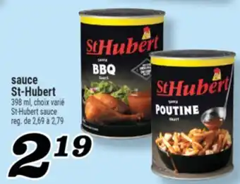 Marché Richelieu SAUCE ST‑HUBERT | ST-HUBERT SAUCE offer