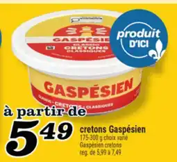 Marché Richelieu CRETONS GASPÉSIEN | GASPÉSIEN CRETONS offer