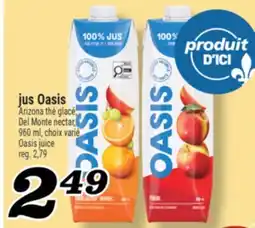 Marché Richelieu JUS OASIS | OASIS JUICE offer