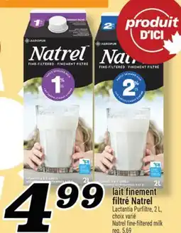 Marché Richelieu lait finement filtré Natrel | Natrel fine-filtered milk offer
