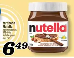 Marché Richelieu Tartinade Nutella | Nutella spread offer