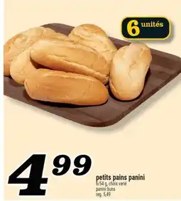 Marché Richelieu PETITS PAINS PANINI | PANINI BUNS offer