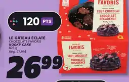 IGA CHOCOLATS FAVORIS KOOKY CAKE offer