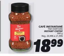 IGA TIM HORTONS INSTANT COFFEE offer