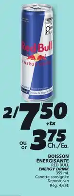 IGA RED BULL ENERGY DRINK offer