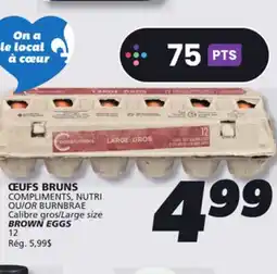 IGA COMPLIMENTS BROWN EGGS offer