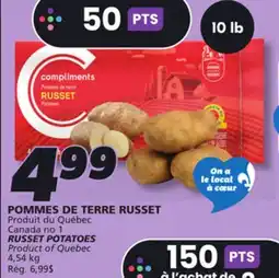 IGA RUSSET POTATOES offer