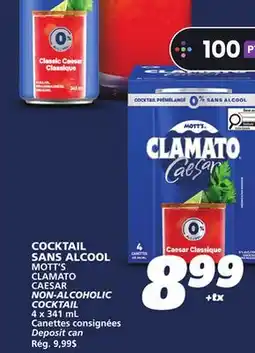 IGA MOTT'S CLAMATO CAESAR NON-ALCOHOLIC COCKTAIL offer