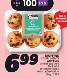 IGA COMPLIMENTS MUFFINS offer
