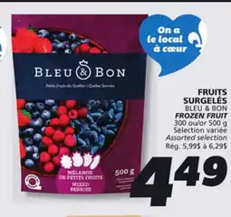 IGA BLEU & BON FROZEN FRUIT offer