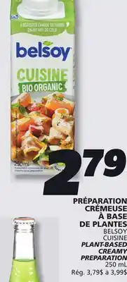 IGA BELSOY CUISINE PLANT-BASED CREAMY PREPARATION offer