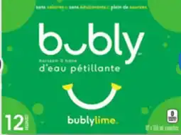 IGA BUBLY SPARKLING WATER-BASED DRINK OR CARBONATED NATURAL SPRING WATER offer