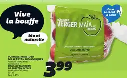 IGA ORGANIC McINTOSH OR SPARTAN APPLES offer