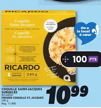 IGA RICARDO FROZEN COQUILLE ST. JACQUES offer