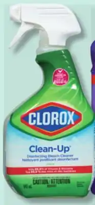 IGA CLOROX CLEAN-UP CLEANER offer