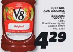 IGA V8 VEGETABLE COCKTAIL offer