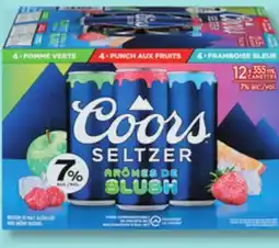 IGA COORS SELTZER ALCOHOLIC MALT BEVERAGE offer