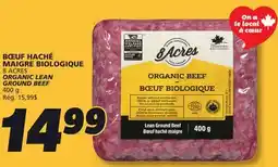 IGA 8 ACRES ORGANIC LEAN GROUND BEEF offer